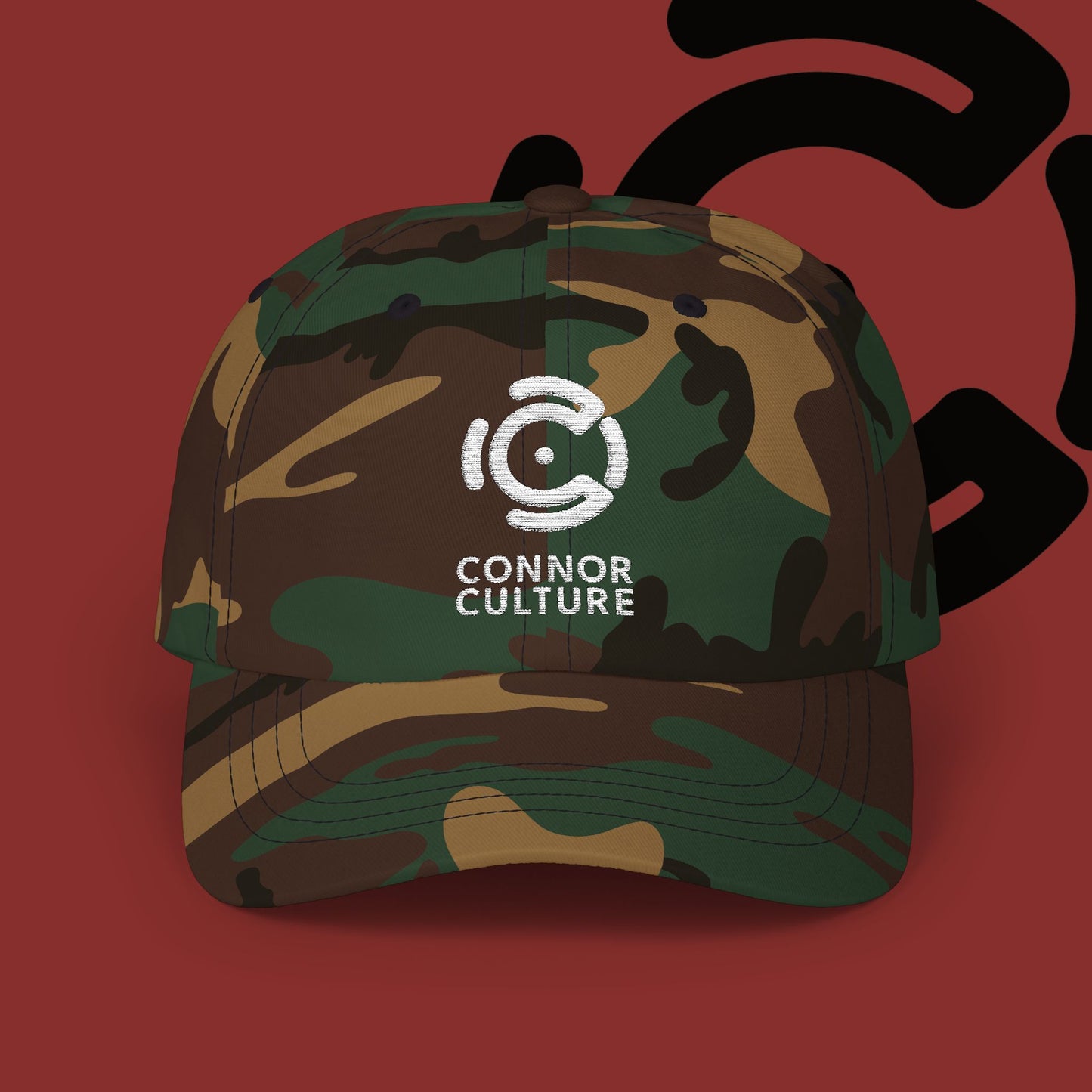 White Connor Culture Classic Cap
