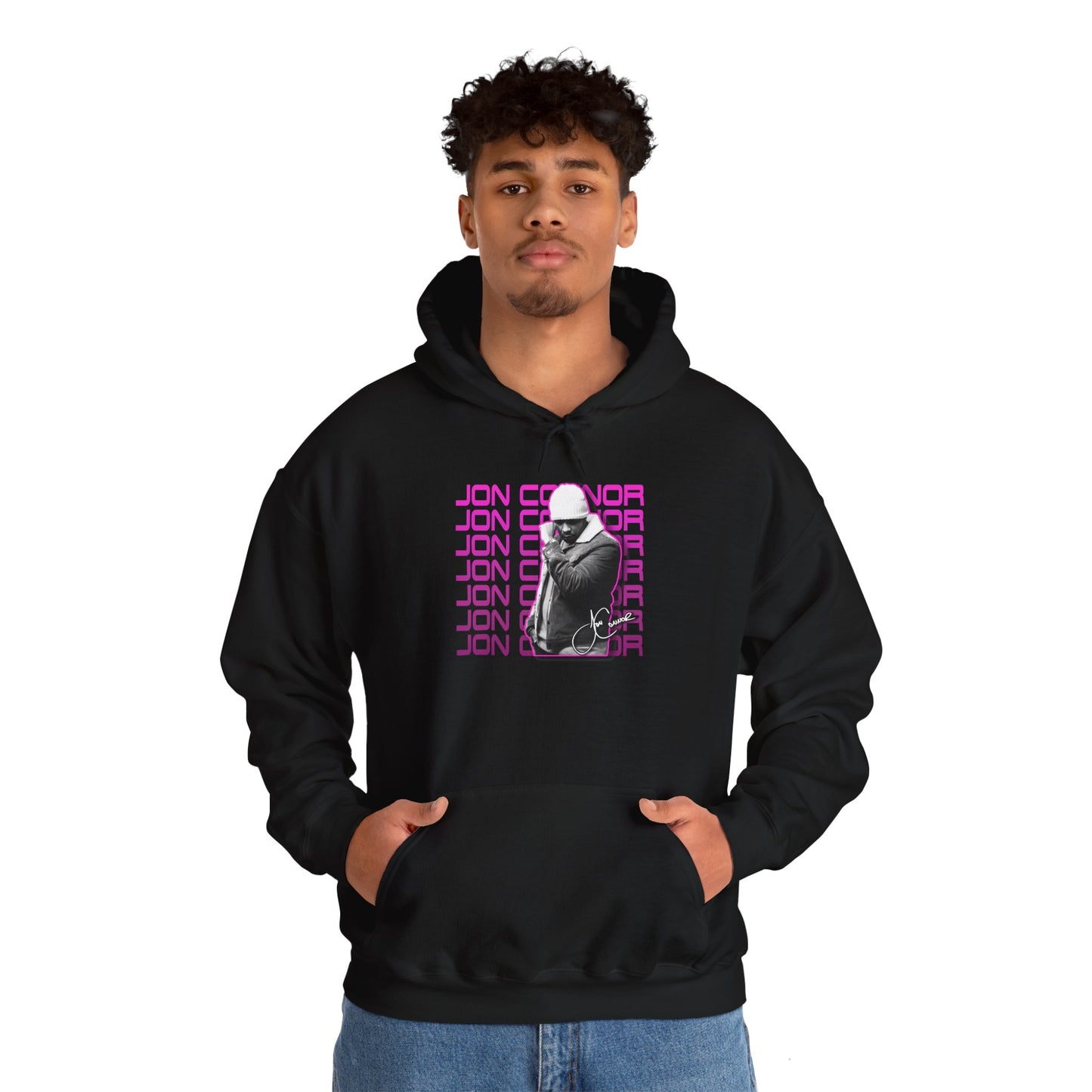 Pink Jon Connor Hooded Sweatshirt