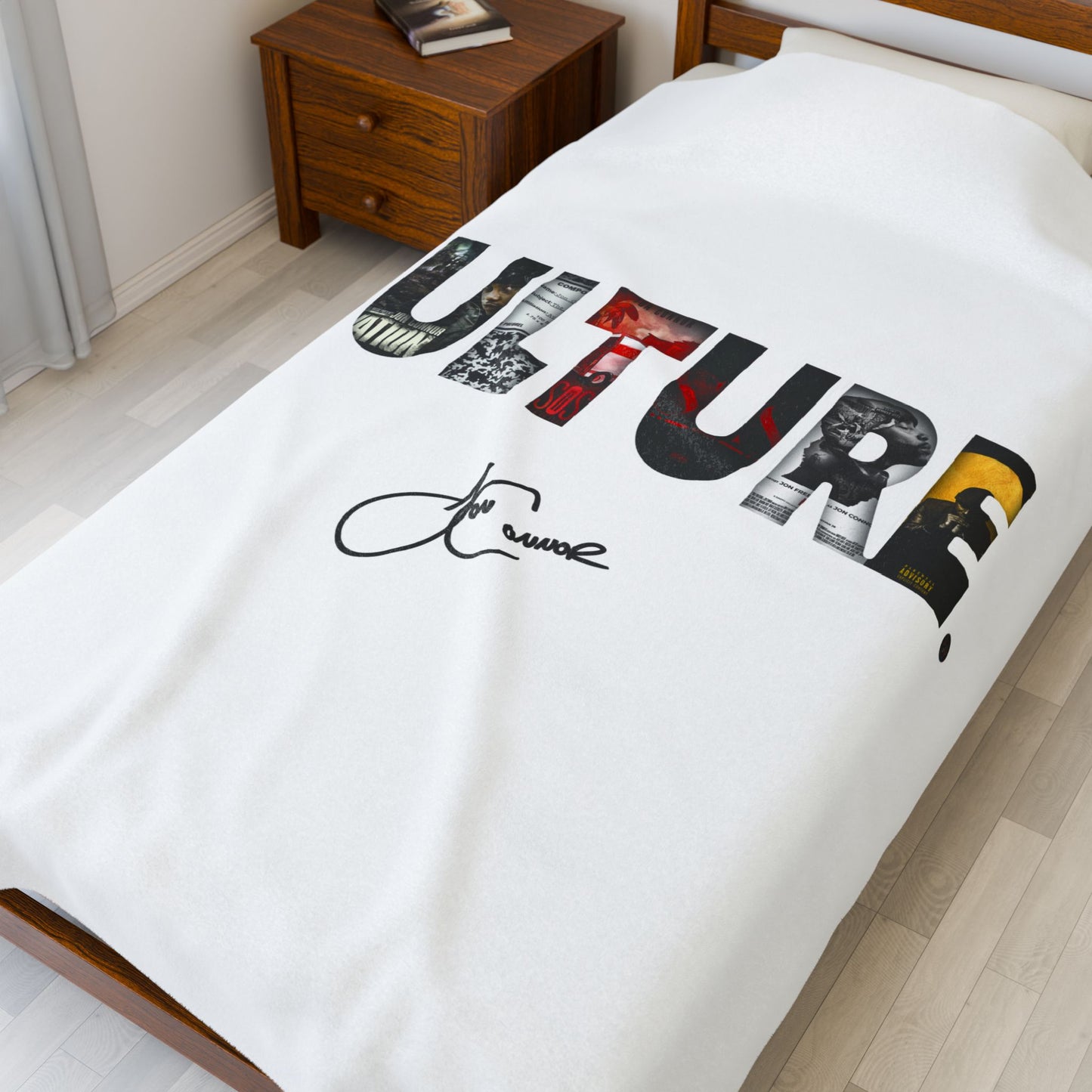 Culture "Signed" Velveteen Plush Blanket