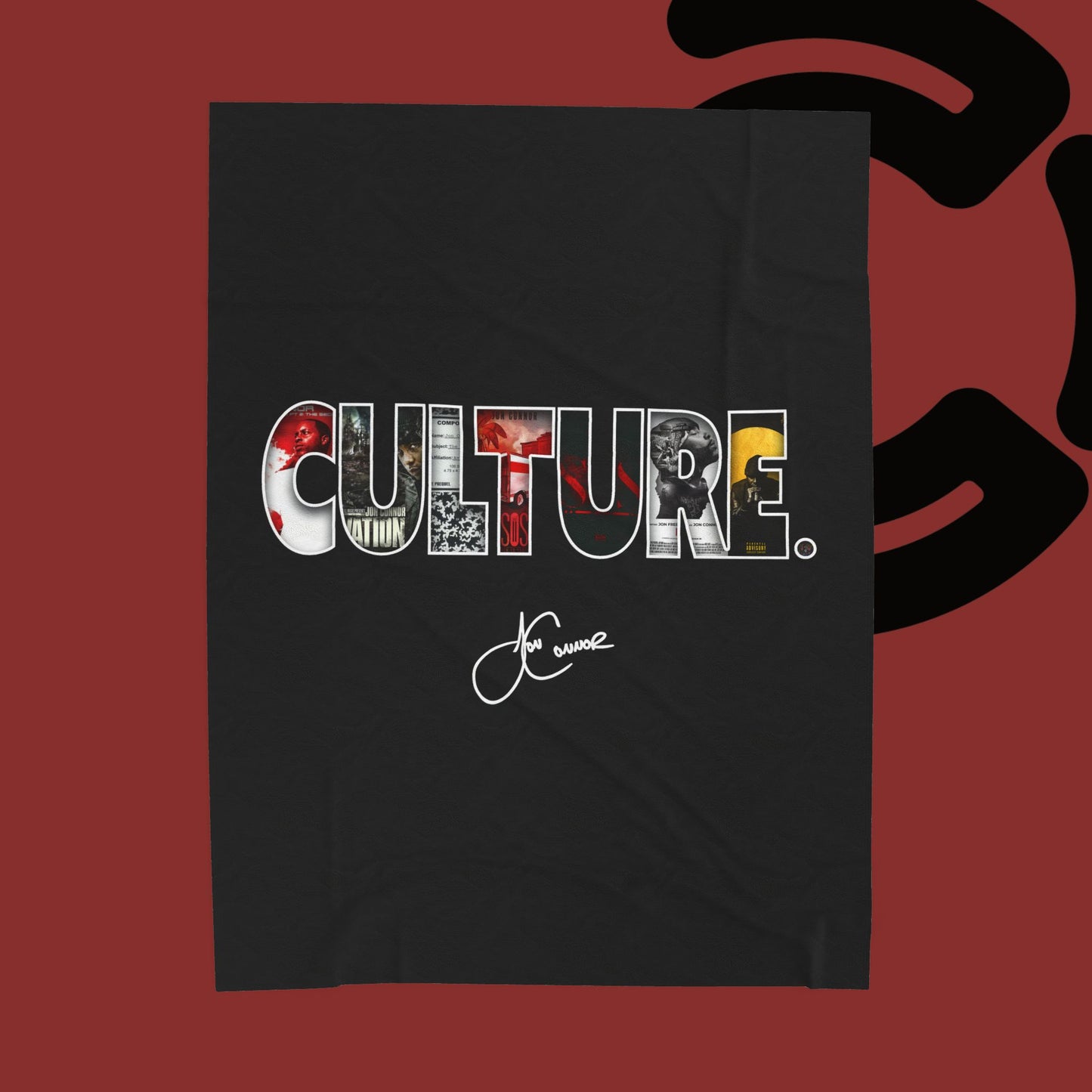 Culture "Signed" Velveteen Plush Blanket