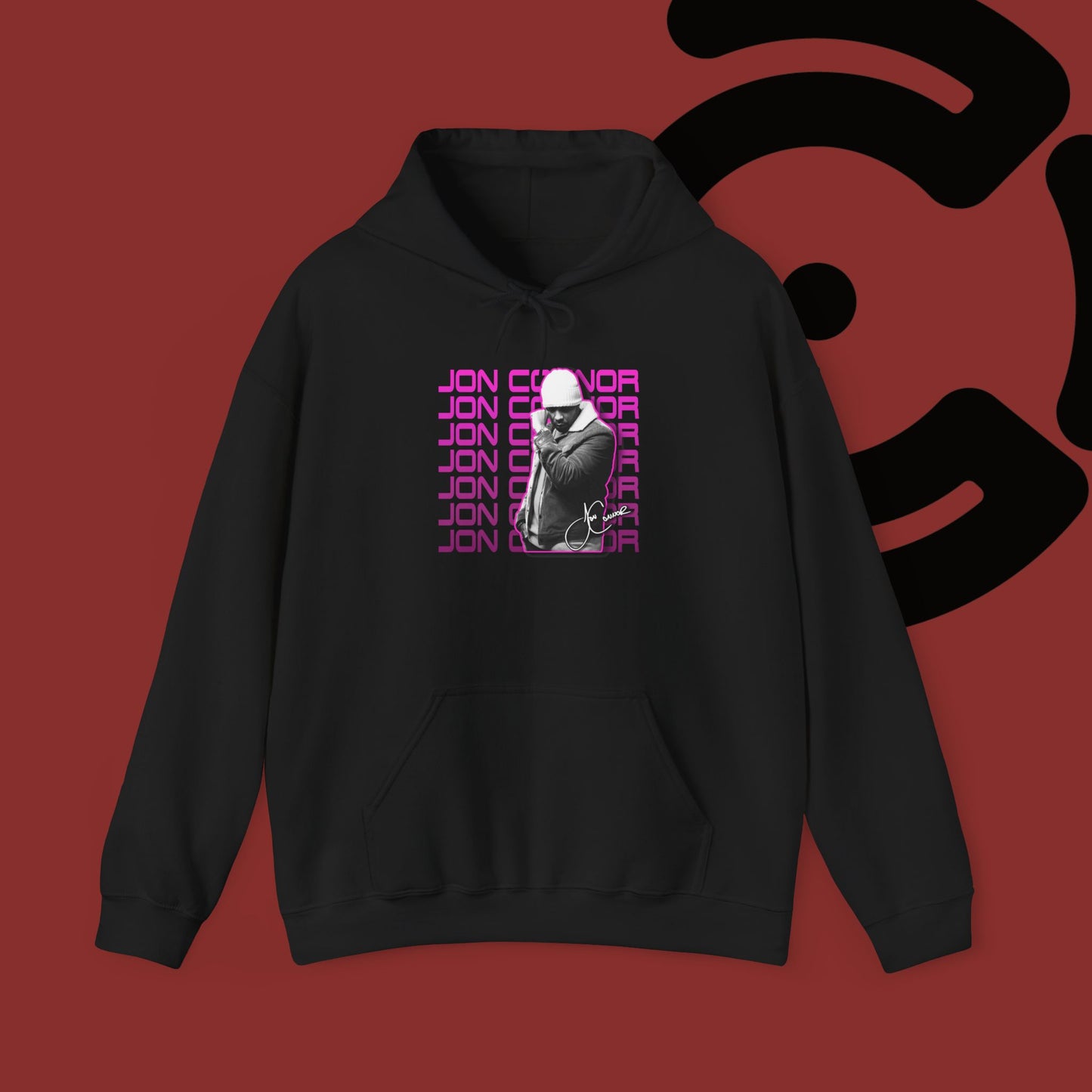 Pink Jon Connor Hooded Sweatshirt