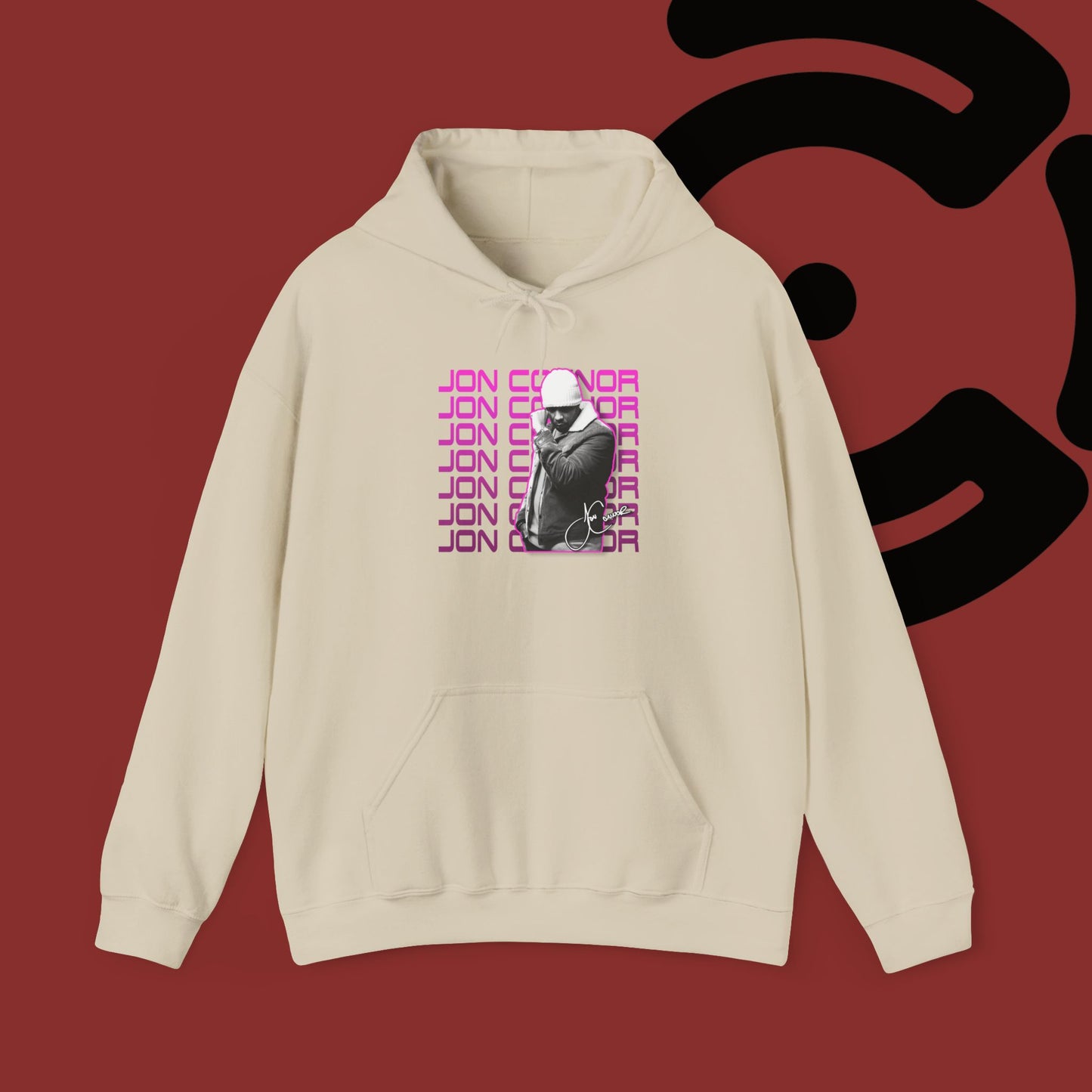 Pink Jon Connor Hooded Sweatshirt