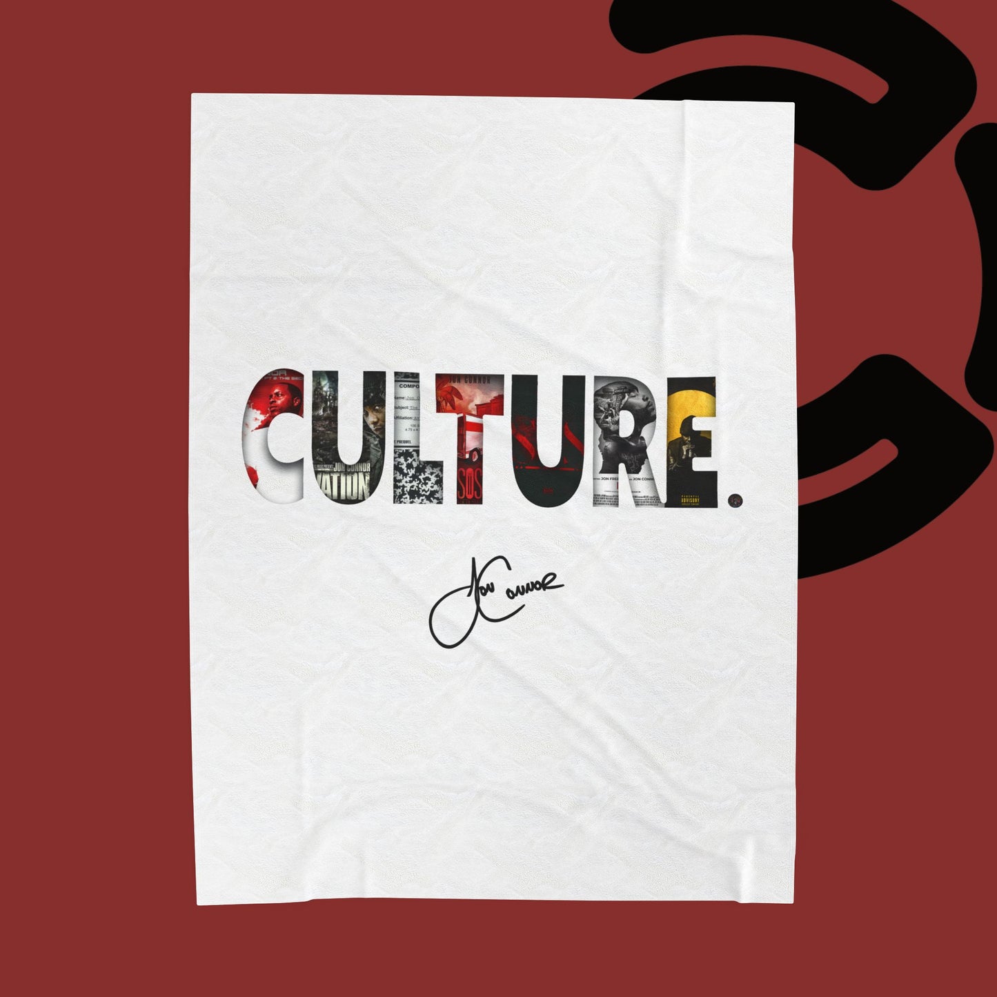 Culture "Signed" Velveteen Plush Blanket