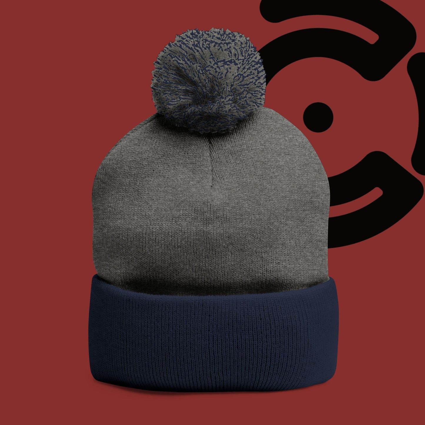 III Pom Knit Cap