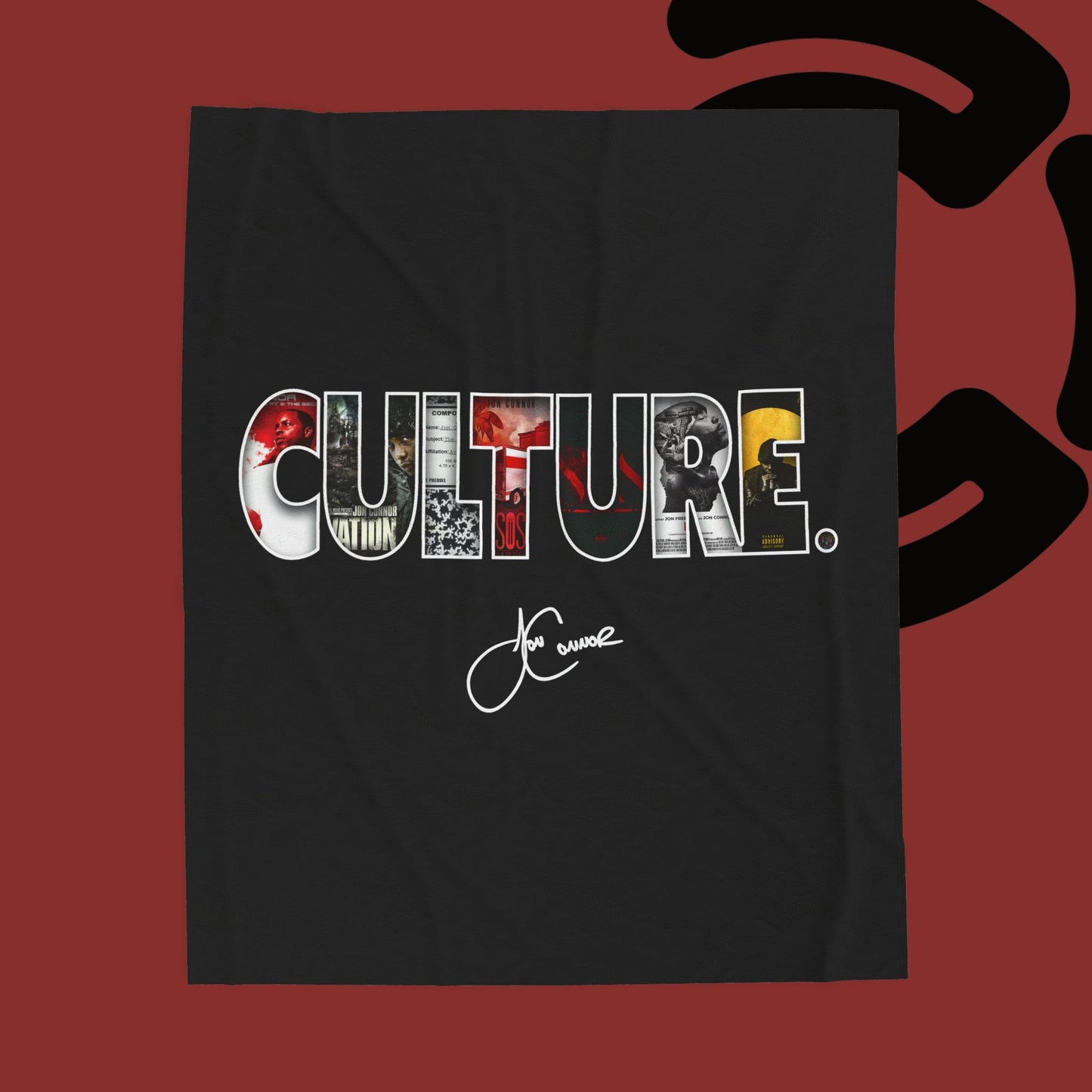 Culture "Signed" Velveteen Plush Blanket