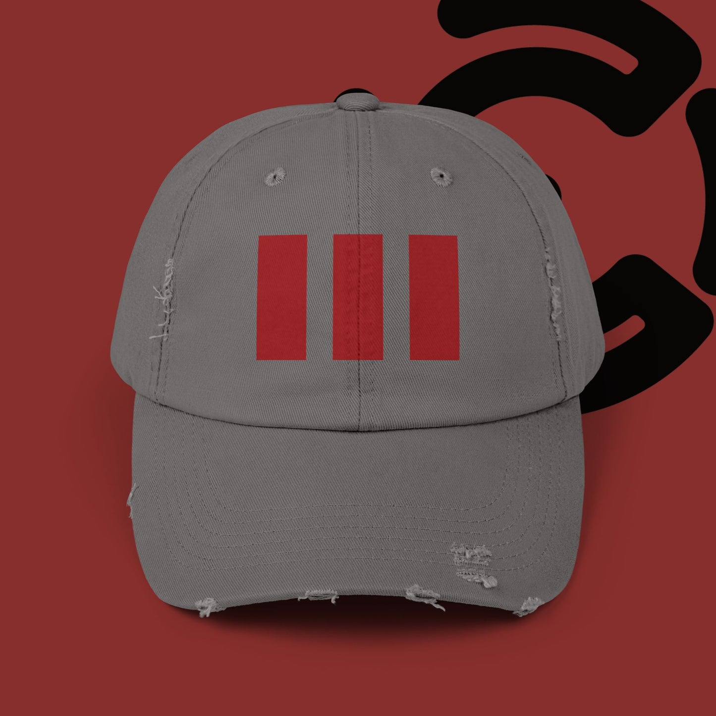 III Distressed Cap