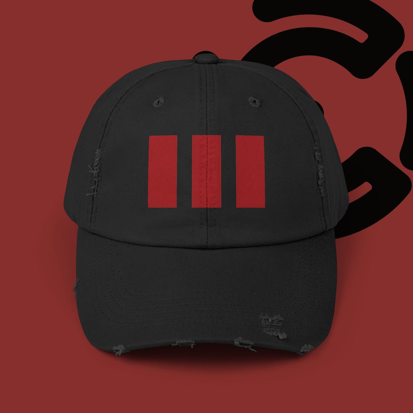 III Distressed Cap