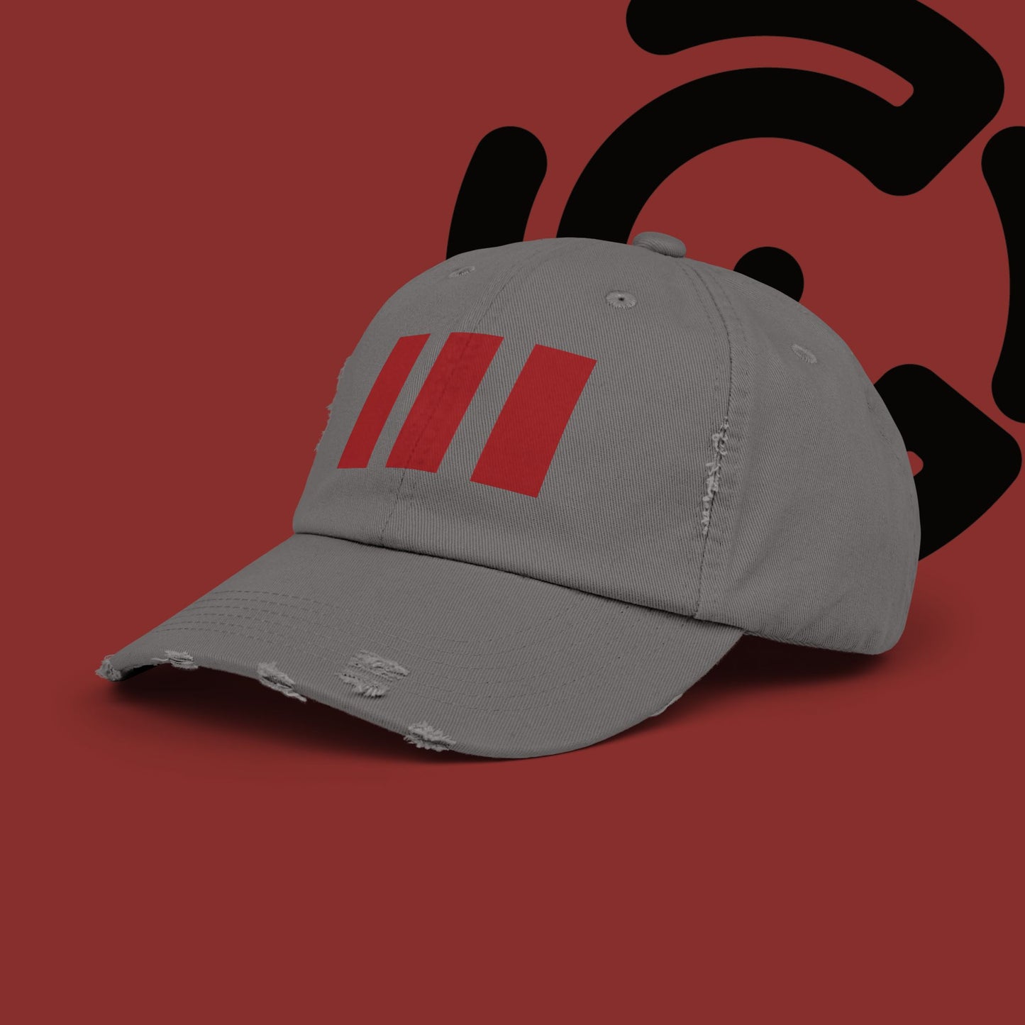 III Distressed Cap