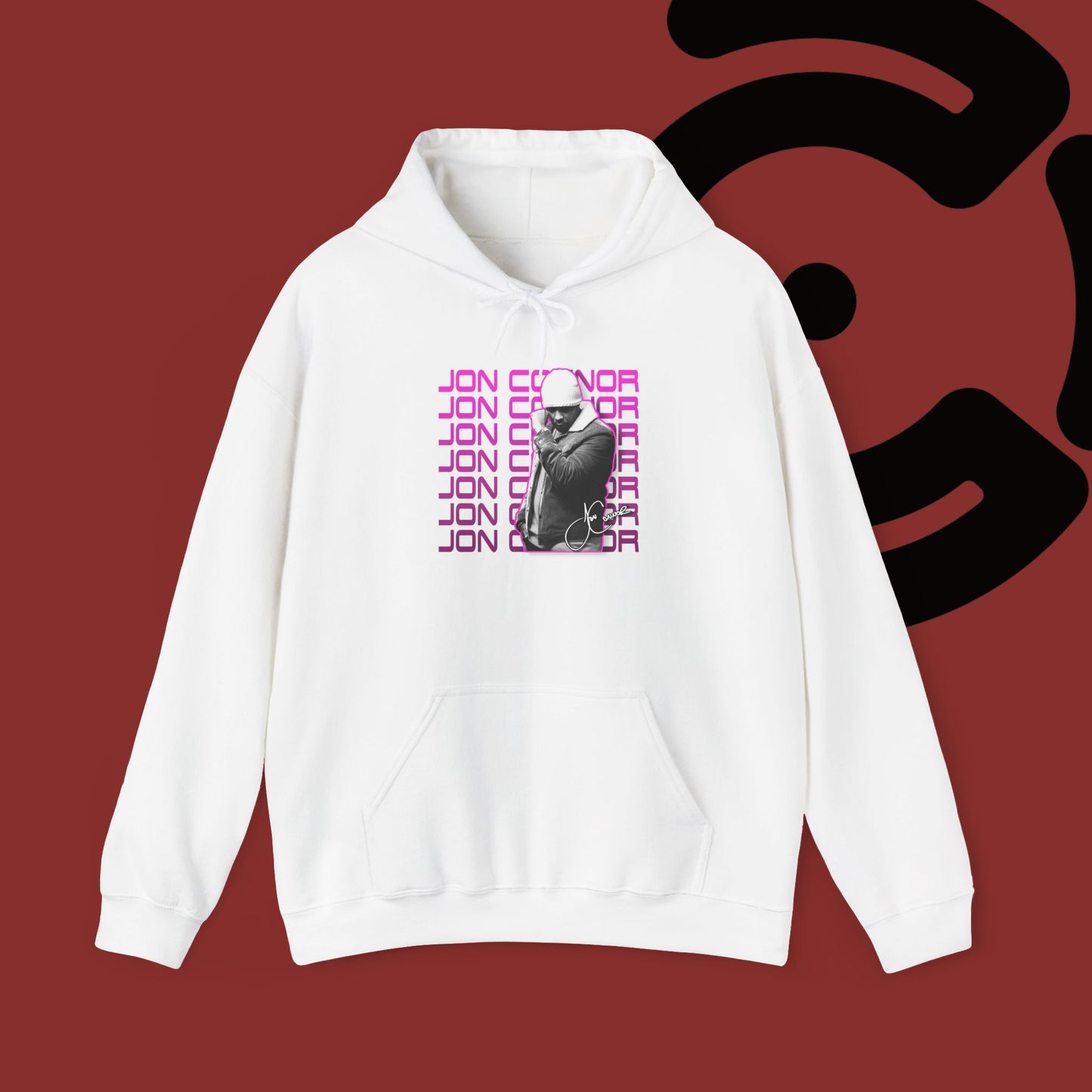 Pink Jon Connor Hooded Sweatshirt