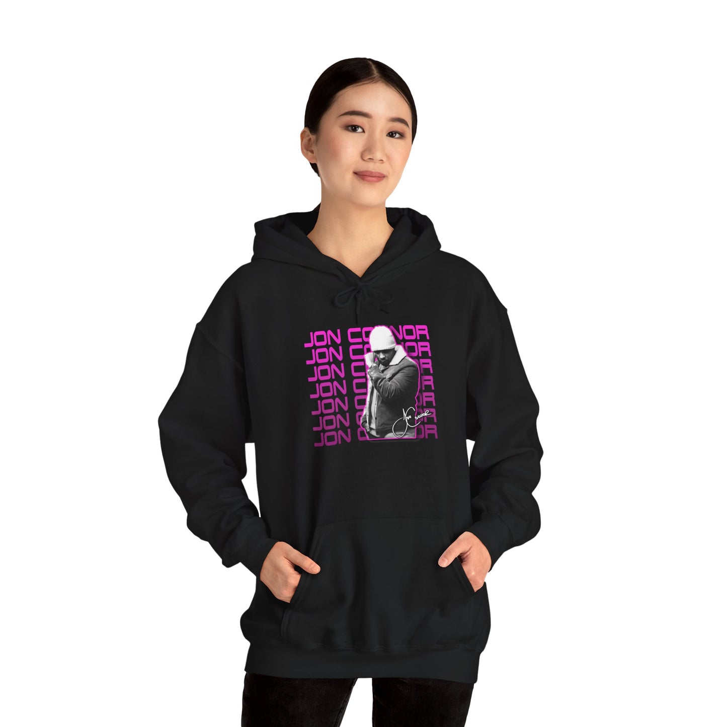 Pink Jon Connor Hooded Sweatshirt