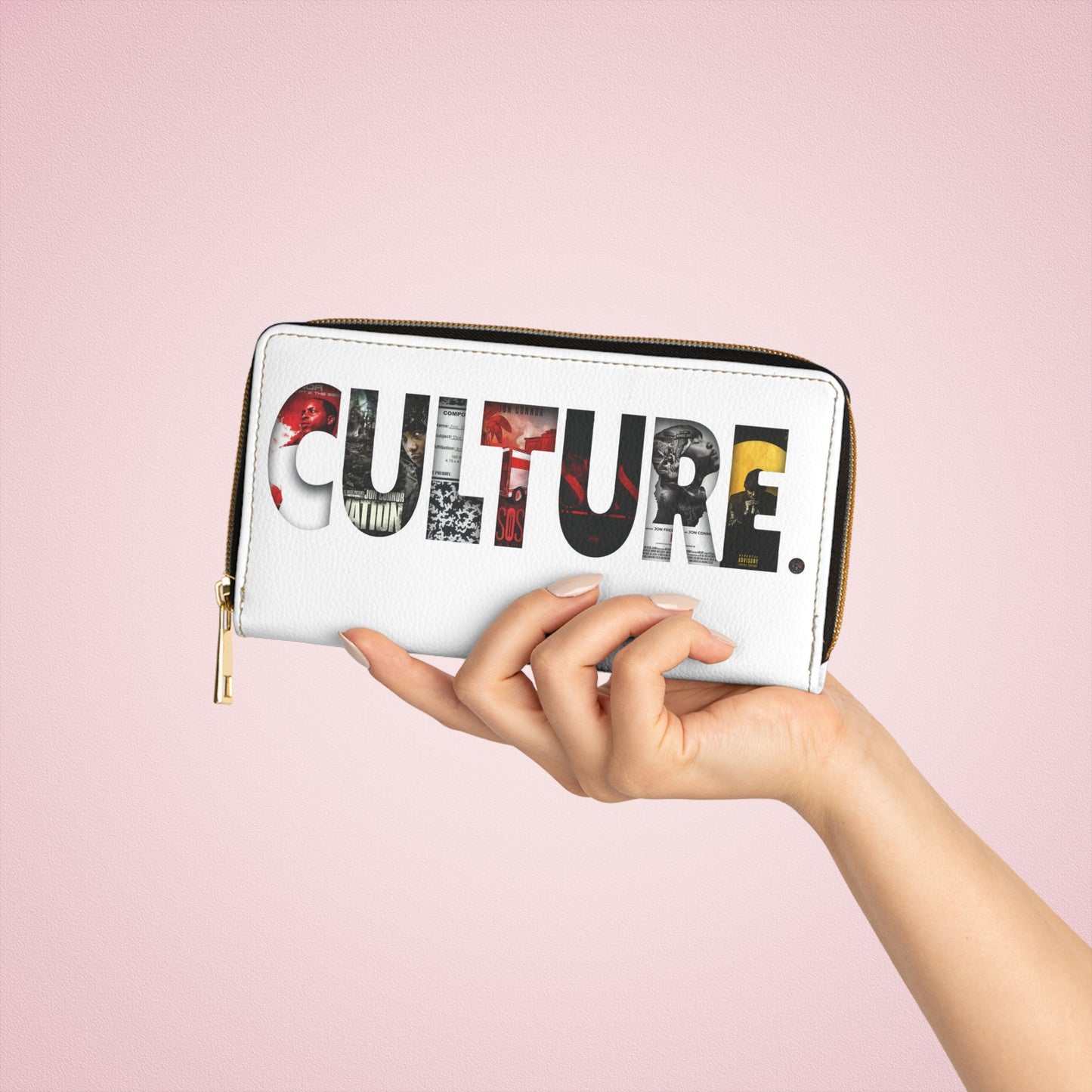 Culture "Signed" Zipper Wallet