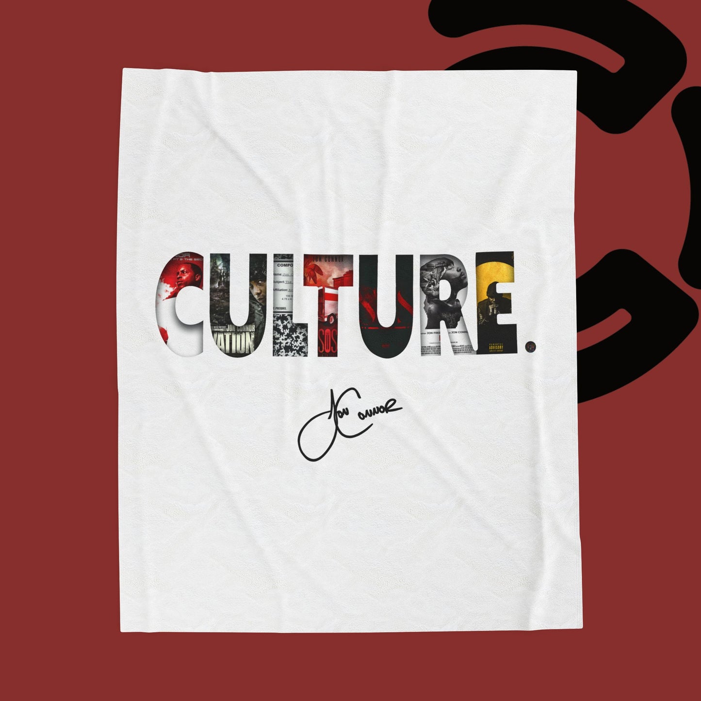 Culture "Signed" Velveteen Plush Blanket