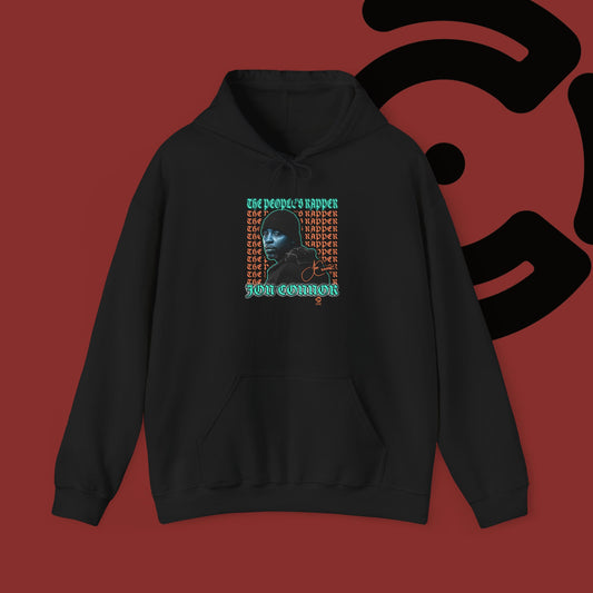 The People's Rapper Teal & Orange Hooded Sweatshirt